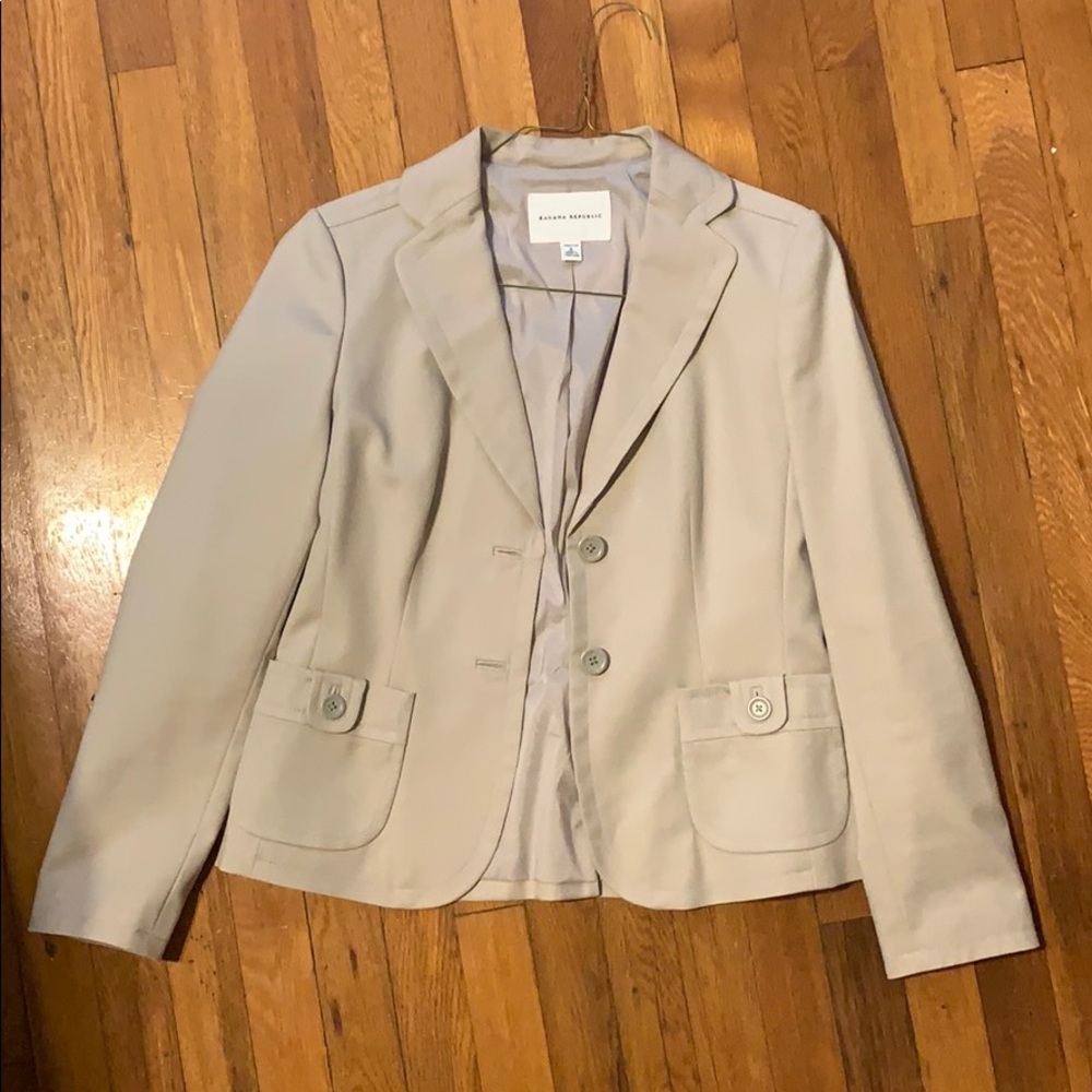 Tan Banana Republic Blazer